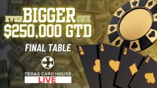 $250,000 Even Bigger One Poker Tournament Final Table! 42K to 1st!