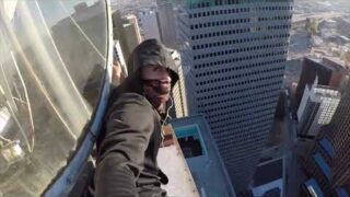 High Above Downtown Dallas (Spire Climb!)