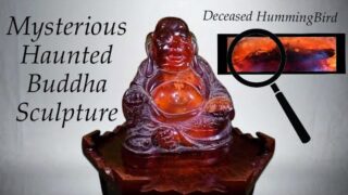 Paranormal Haunted Buddha Sculpture – Antique Amber with Humming Bird Encased Inside – The Story