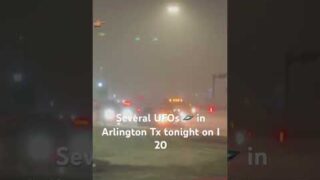 Several UFOS 🛸 in Arlington Tx on I 20